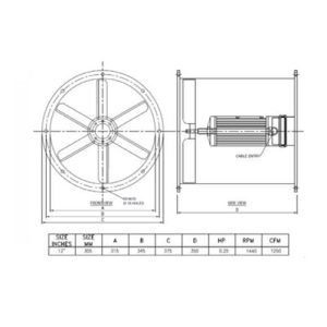 Explosion Proof Circular Duct Fan